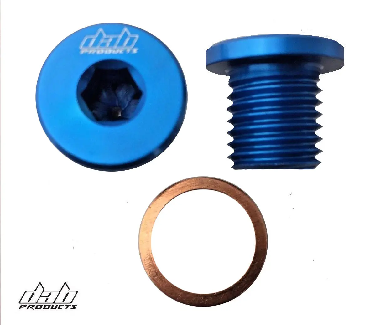 Dab Products Engine/Gearbox Oil Filler Plug Screw Blue Gas Gas Sherco Trs Jgas 1