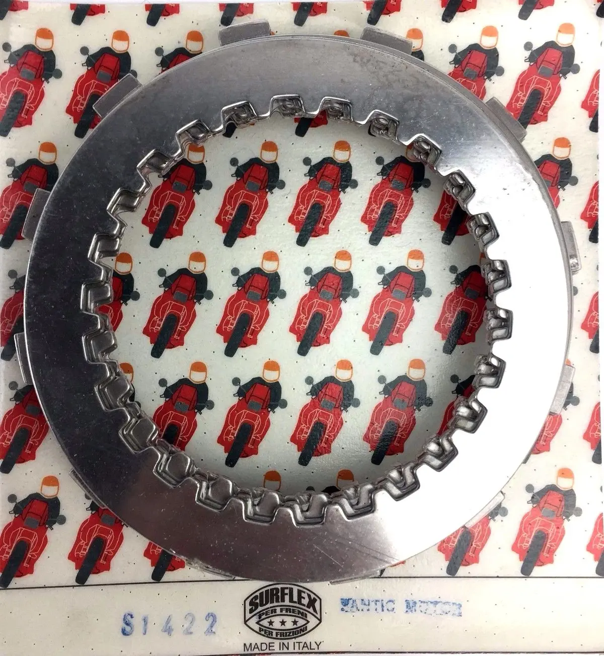 Fantic 300 301 303 305 307 K-Roo Surflex Clutch Plate Set Fibres & Steels S1422 1