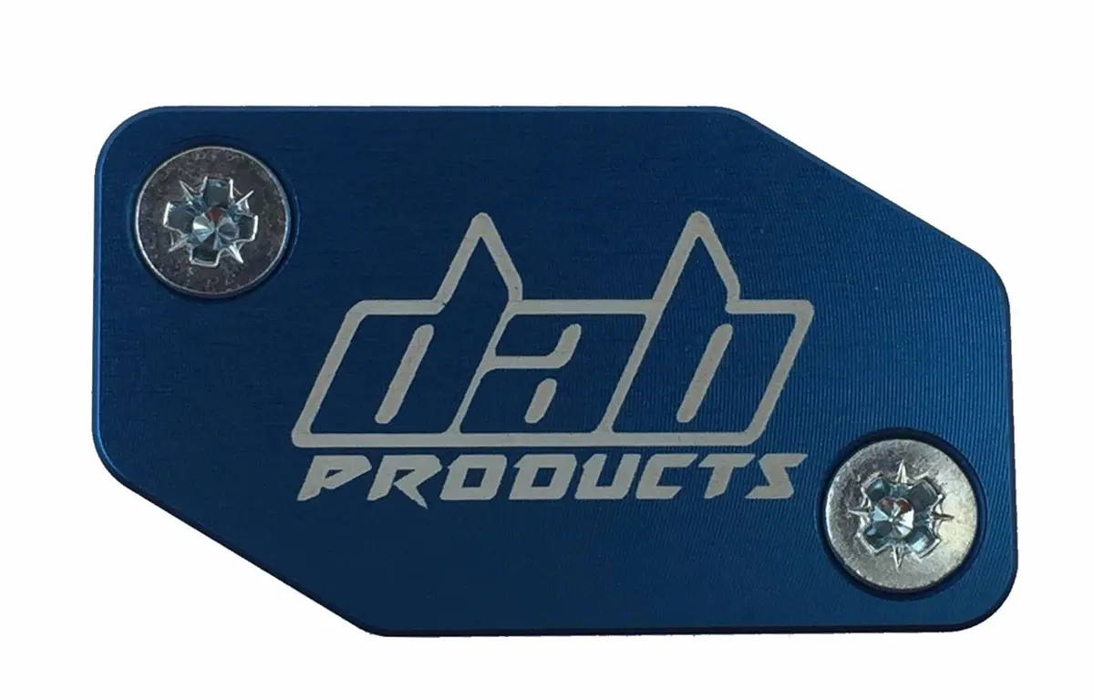 Dab Products Braktec Pattern Clutch Master Cylinder Cover & Screws Blue 1