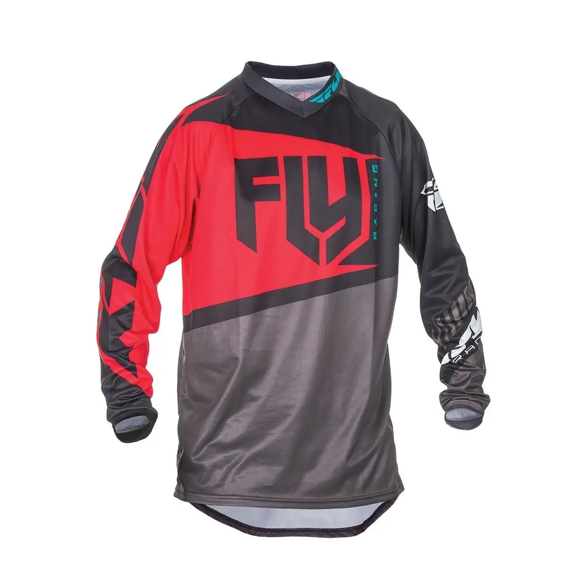 Fly 2017 F-16 Adult Red/Black Motox Enduro Trials Jersey Shirt 1