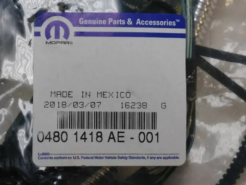 Transmission Harness #04801418Ae For 2008 Dodge Ram 4500 1