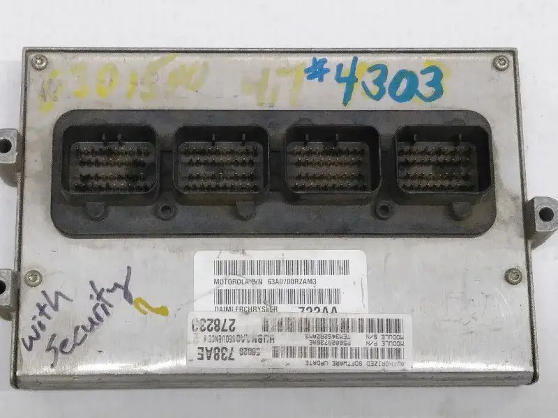 Powertrain Control Module #56028738Ae 2003 Dodge Ram 1500 1