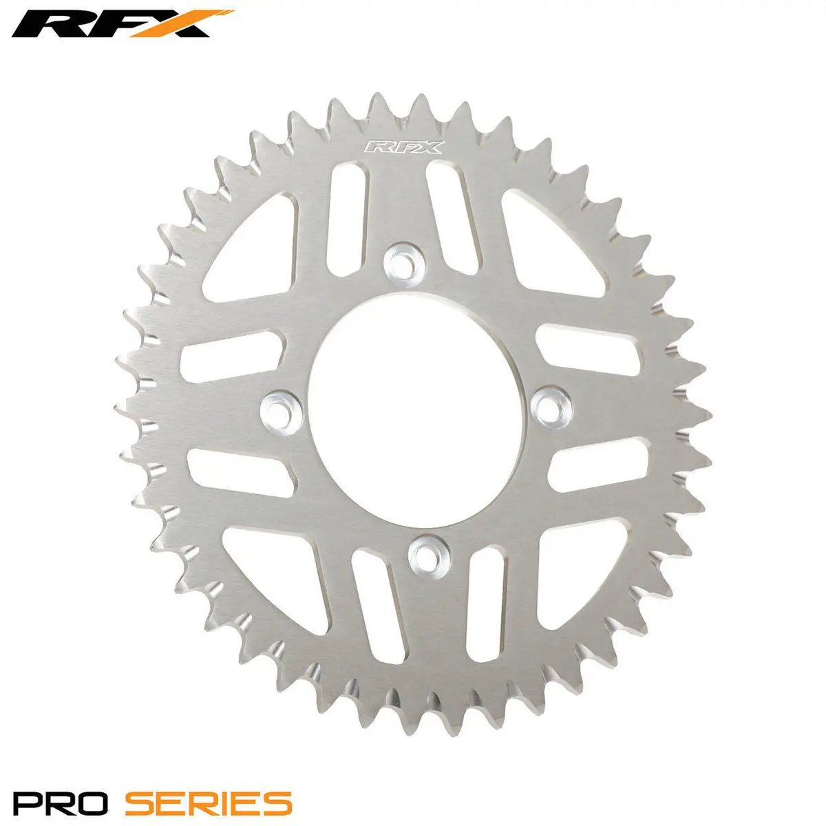 Rfx Pro Series  4 Bolt Rear Trials Sprocket 43 Teeth Silver 1