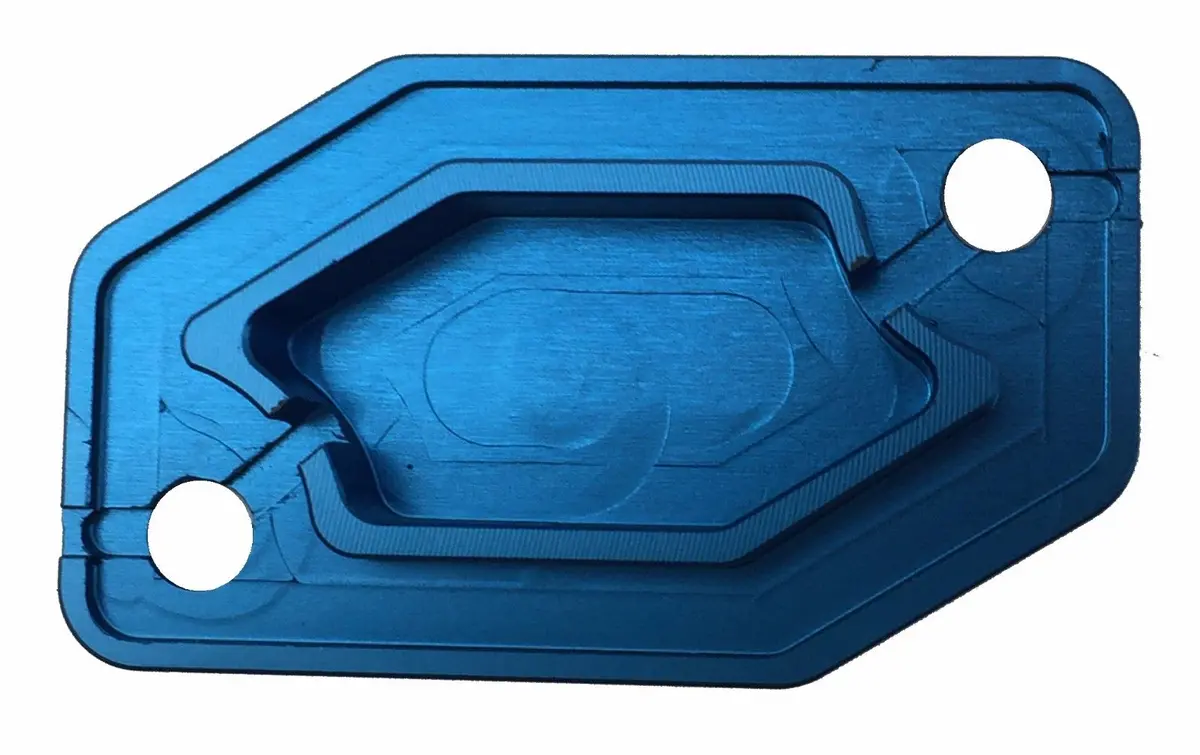 Dab Products Braktec Pattern Clutch Master Cylinder Cover & Screws Blue 2