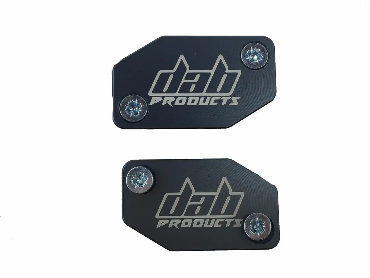 Dab Products Braktec Pattern Master Cylinder Covers & Screws Grey 1Pr 1