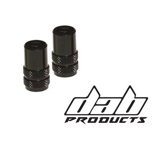Dab Products Valve Caps With Built In  Valve Key 2Pcs Black 1