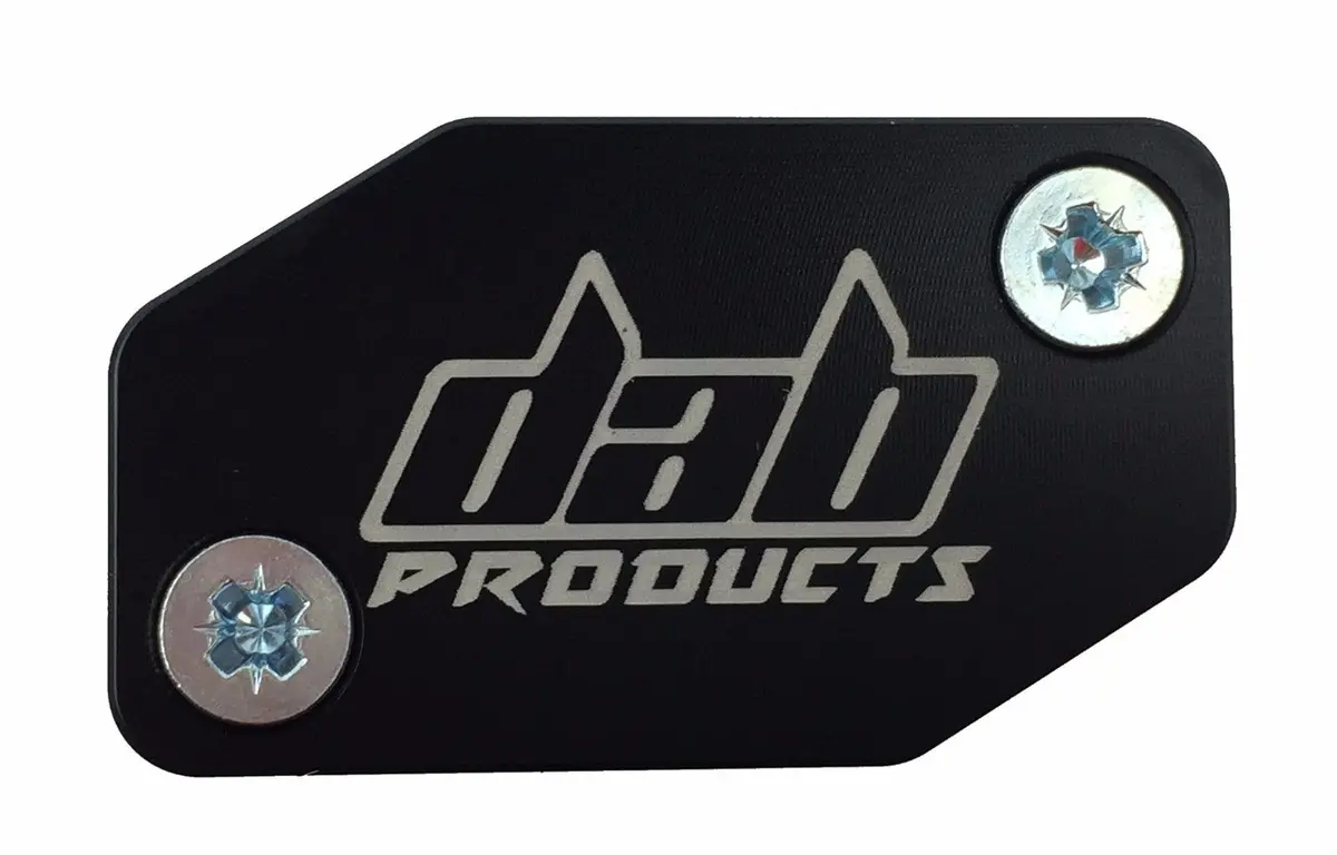 Dab Products Braktec Pattern Front Brake Master Cylinder Cover & Screws Black 1