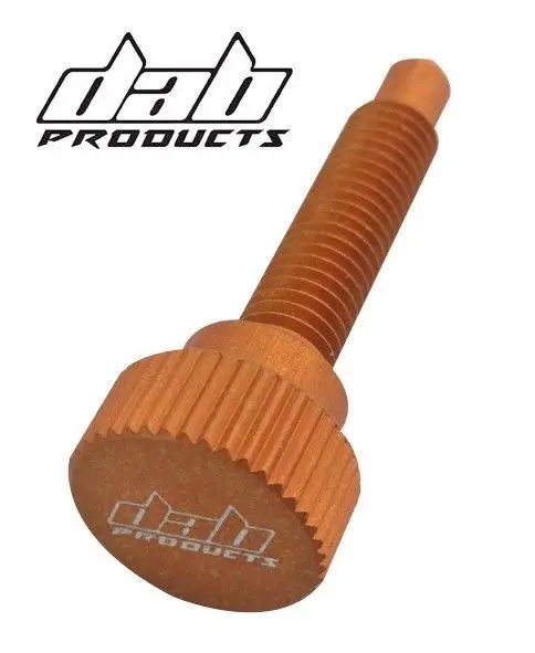 Dab Products Dellorto Trials  Carb Idle Tickover Adjustment Screw Orange 1