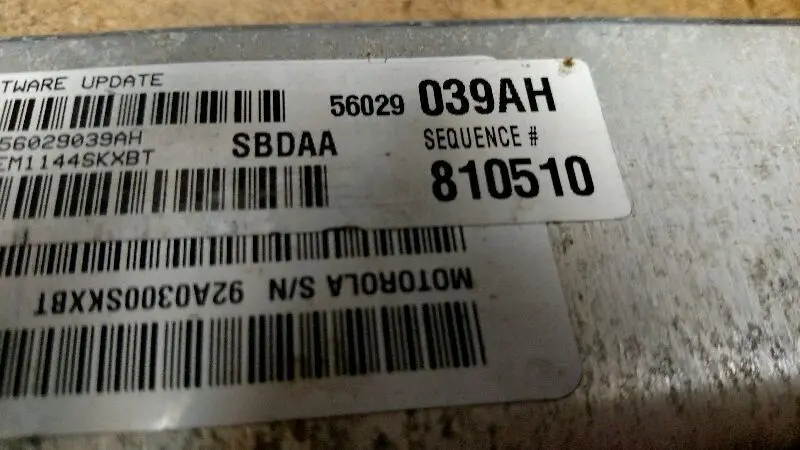 2004 Dodge Durango Engine Control Module Ecm Ecu 56029039Ah 2