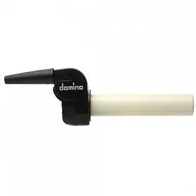 Domino Fast Action Trials Throttle Assembly White Tube 1