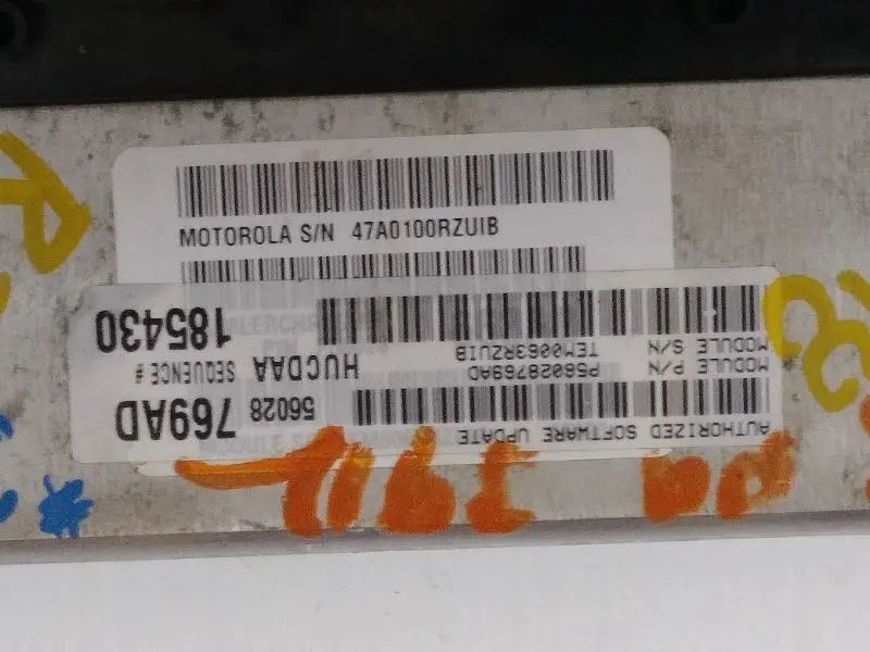 Powertrain Control Module #56028769Ad 2003 Dodge Ram 1500 2