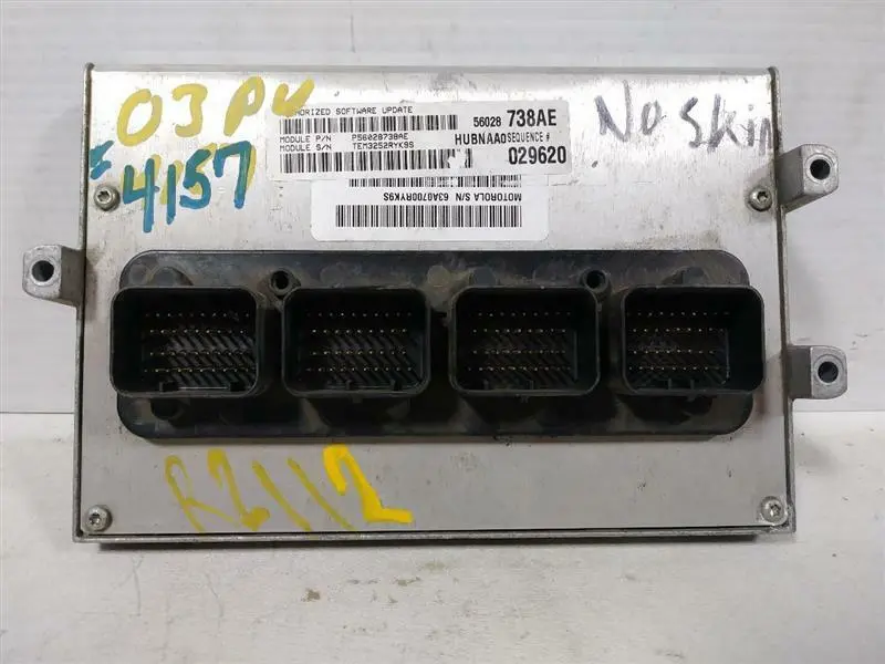 Powertrain Control Module #56028738Ae 2003 Dodge Ram 1500 1
