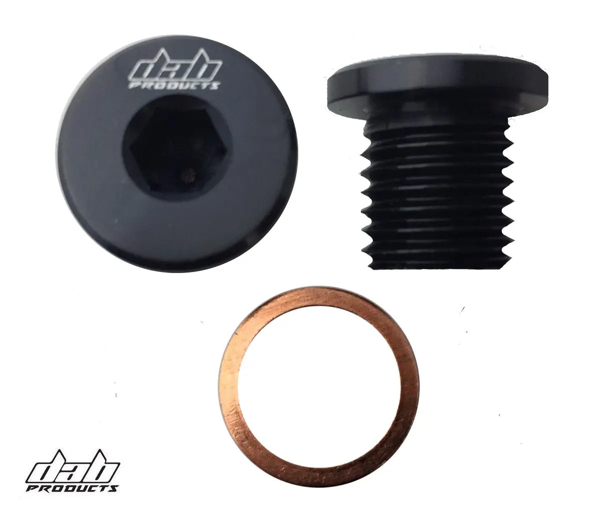 Dab Products Engine/Gearbox Oil Filler Plug Screw Black Gas Gas Sherco Trs Jgas 1