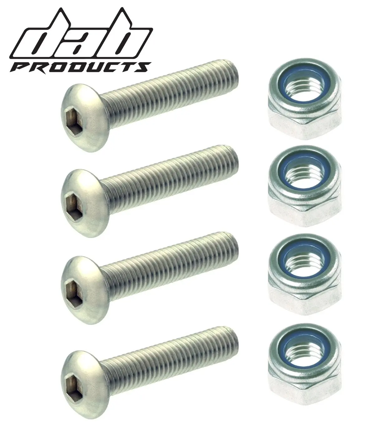 Dab Products Beta Rev3 & Evo 2T & 4T Rear Sprocket Nut And Bolt Set 4Pc 2003-2025 1