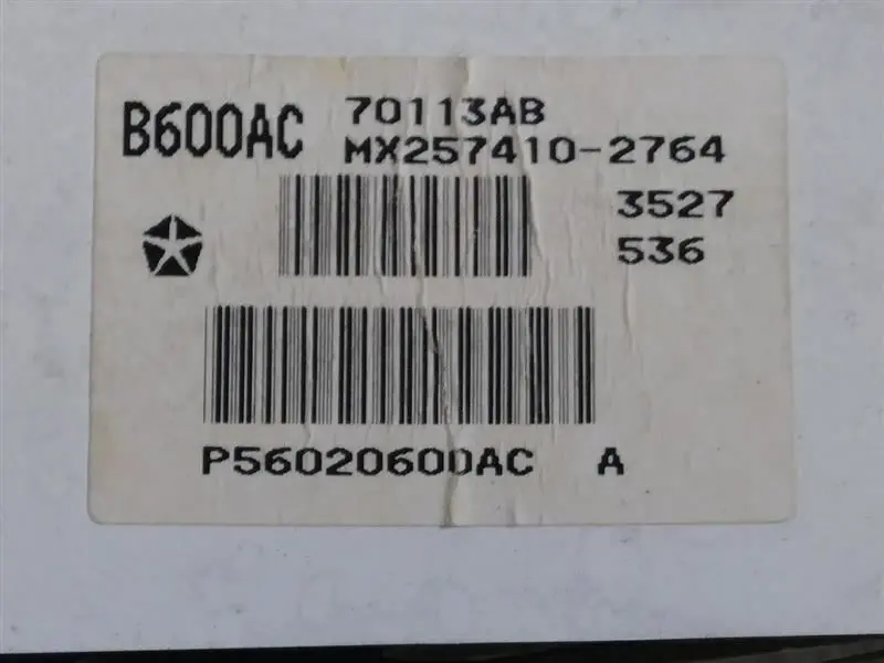Speedometer #56020600Ac For 1998 Dodge Ram 2500 1