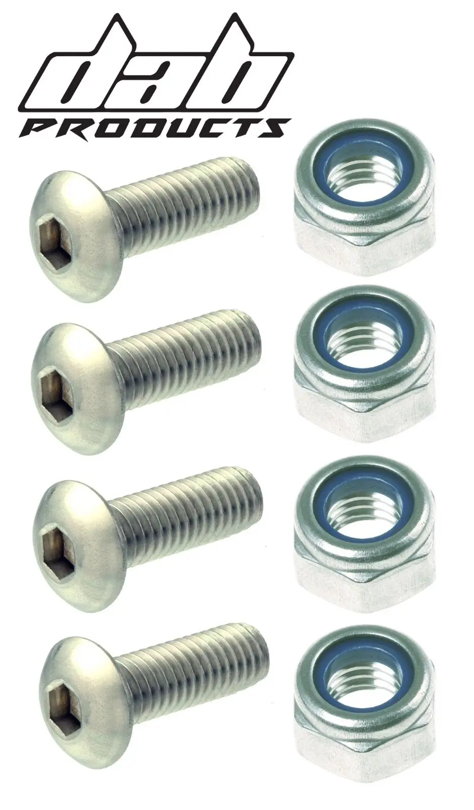 Dab Products Trials Rear Sprocket Nut And Bolt Set  4Pc Gas Gas Montesa Sherco 1