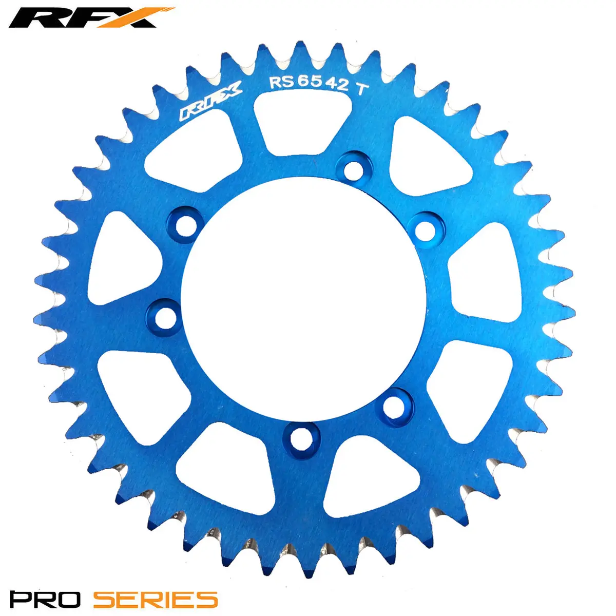 Rfx Pro Series 6 Bolt Rear Trials Sprocket 42 Teeth Blue Fits Gas Gas & Sherco 1