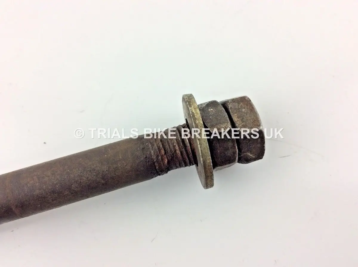 Yamaha Ty80 Swing Swinging Arm Spindle & Nuts 2