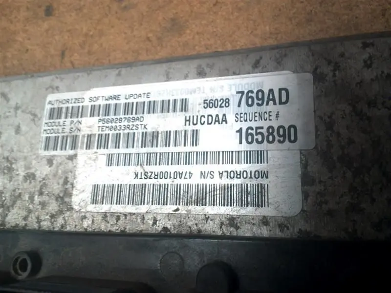 Powertrain Control Module 56028769Ad 2003 Dodge Ram 1500 2