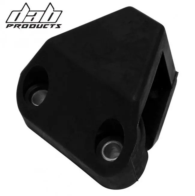Dab Products Trials Angled Chain Tensioner Pad With Screws & Nuts Black 1