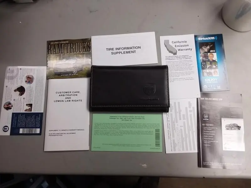 2016 Dodge Ram 1500 Owners Manual Cd 1
