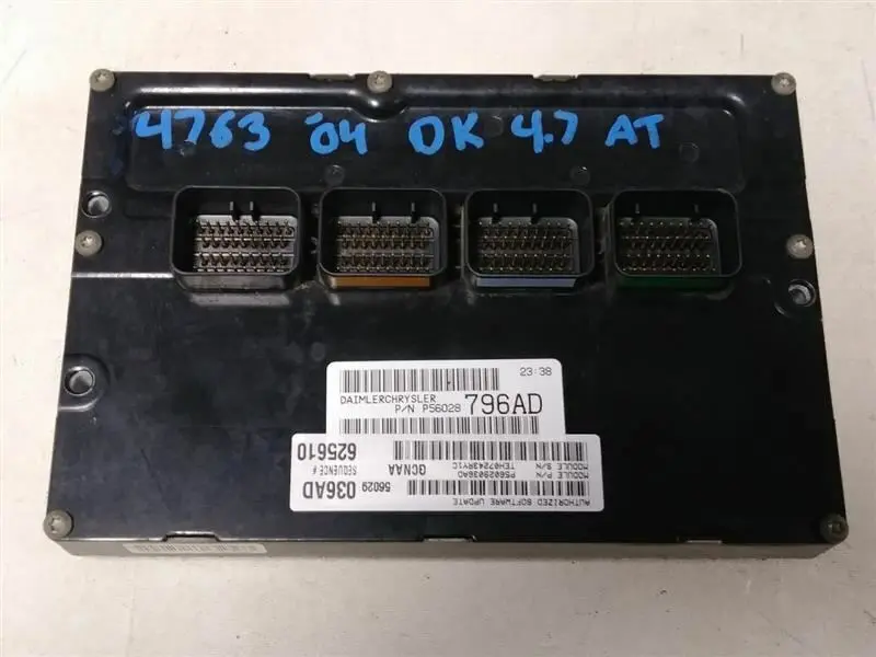 Engine Control Module #56028796Ac For 2004 Dodge Dakota 1