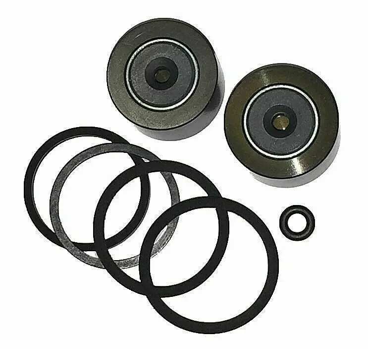 Braktec / Ajp 2 Pot Rear Brake Caliper Repair Kit Magnetic Pistons 1