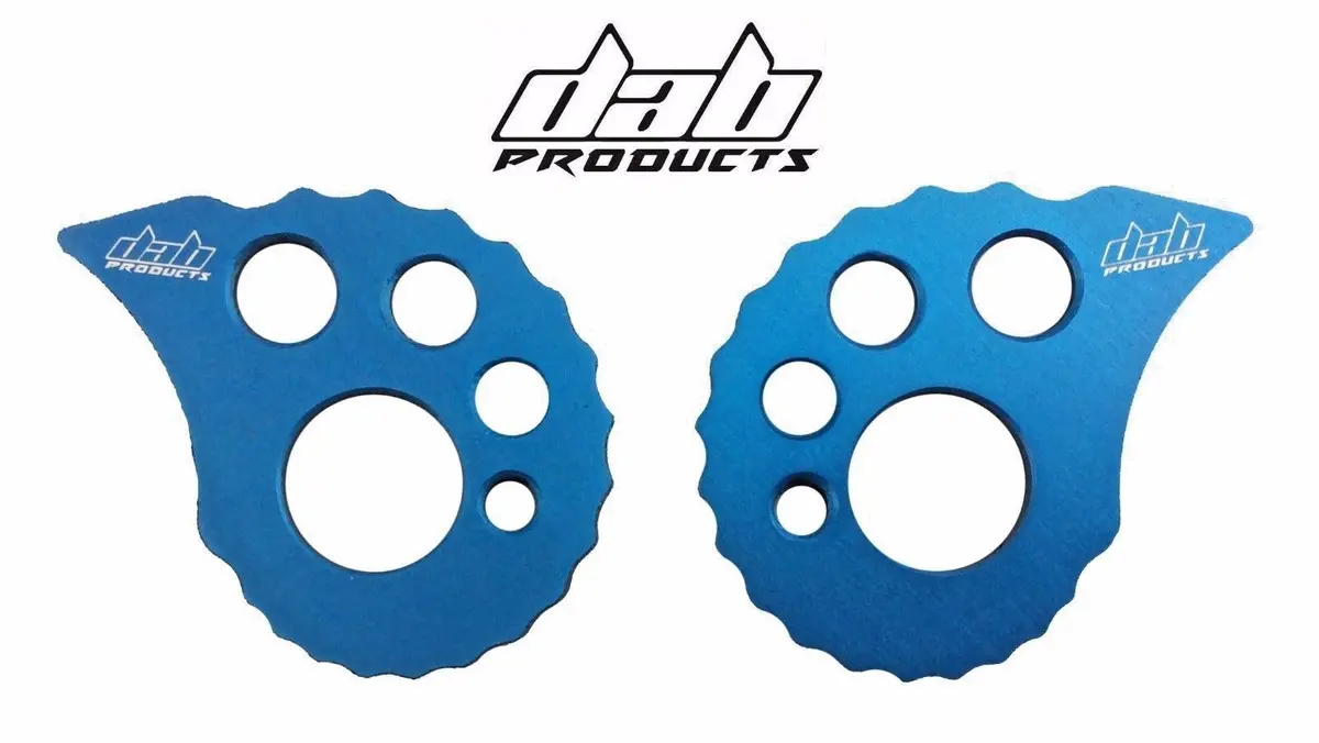 Dab Products 17Mm Rear Axle Spindle Adjustable Snail Cams Blue 1Pr 1