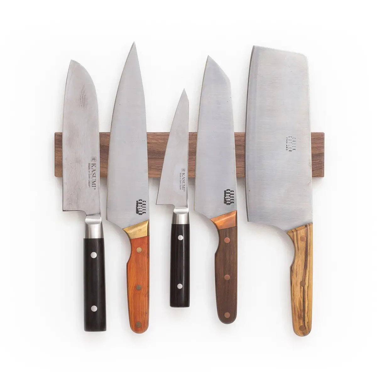 Magnetic Wooden Knife Rack 1