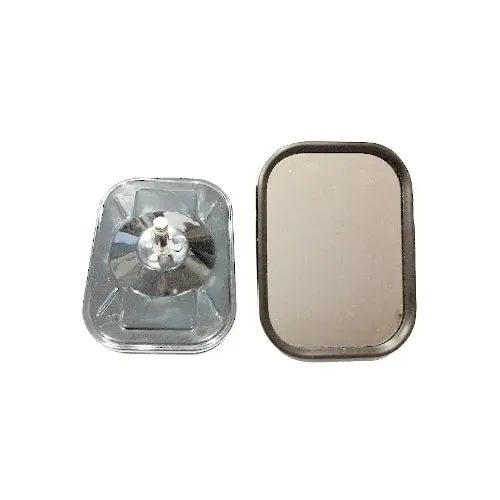New Outside Rear View Mirror - Stainless Steel - 5” X 7” Rectangular - Cc2503731 1