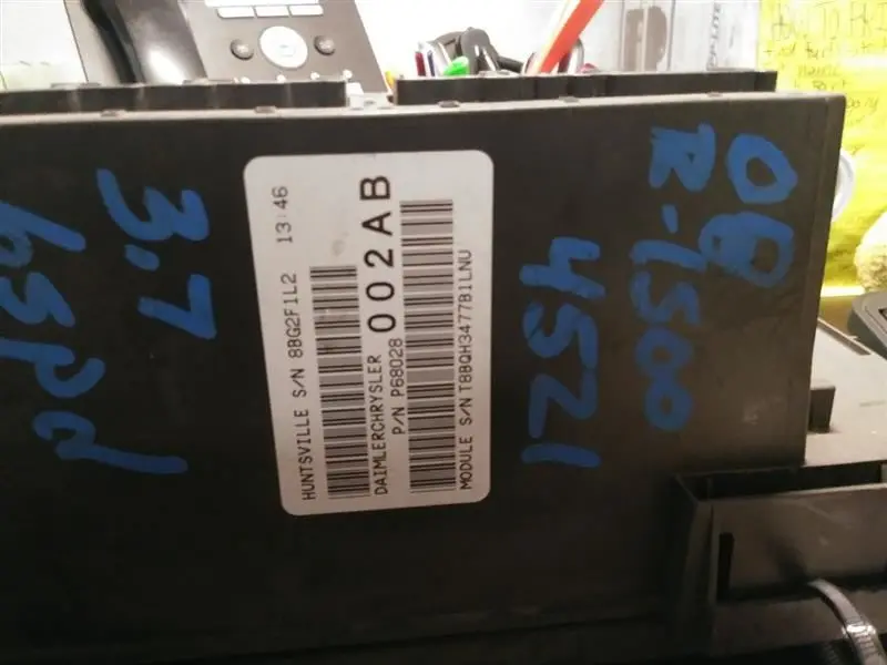 2008 Dodge Ram1500 Totally Intergrated Power Module (Tipm). Part Number 68028002 1