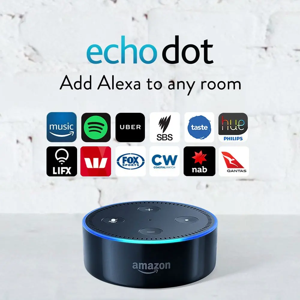 Amazon Echo Dot (2Nd Generation), Black 1