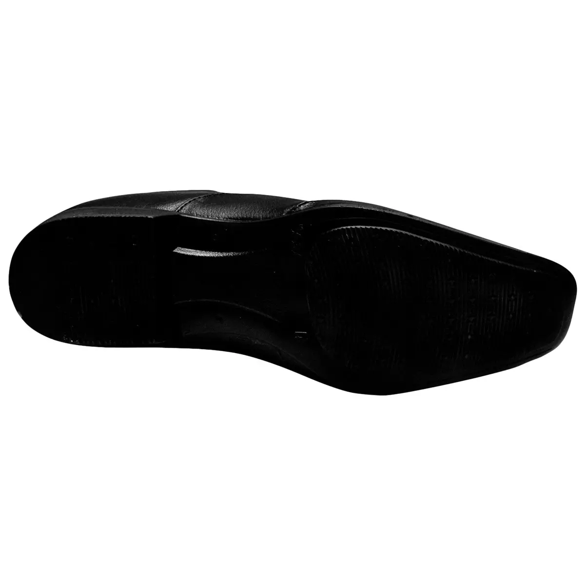 Kraasa Men's Black Leather Formal Shoes 4