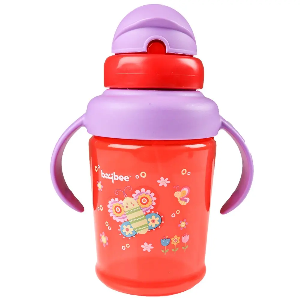 Premium 3 Stage Sipper Cup With Handle And Straw For Baby/Kids 18 Months+ (Red) 1