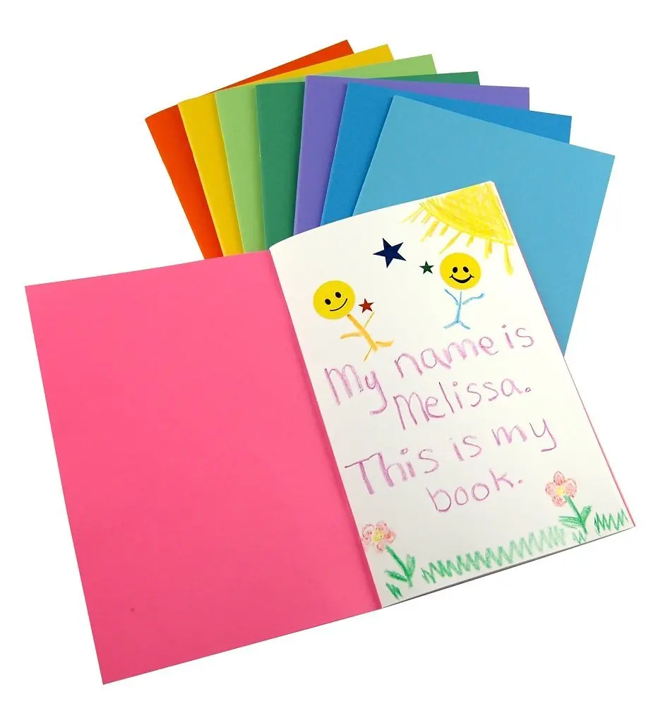Hygloss Products Inc. Hyg77640 Mini Bright Books Pack Of 10 Assorted Colors 1