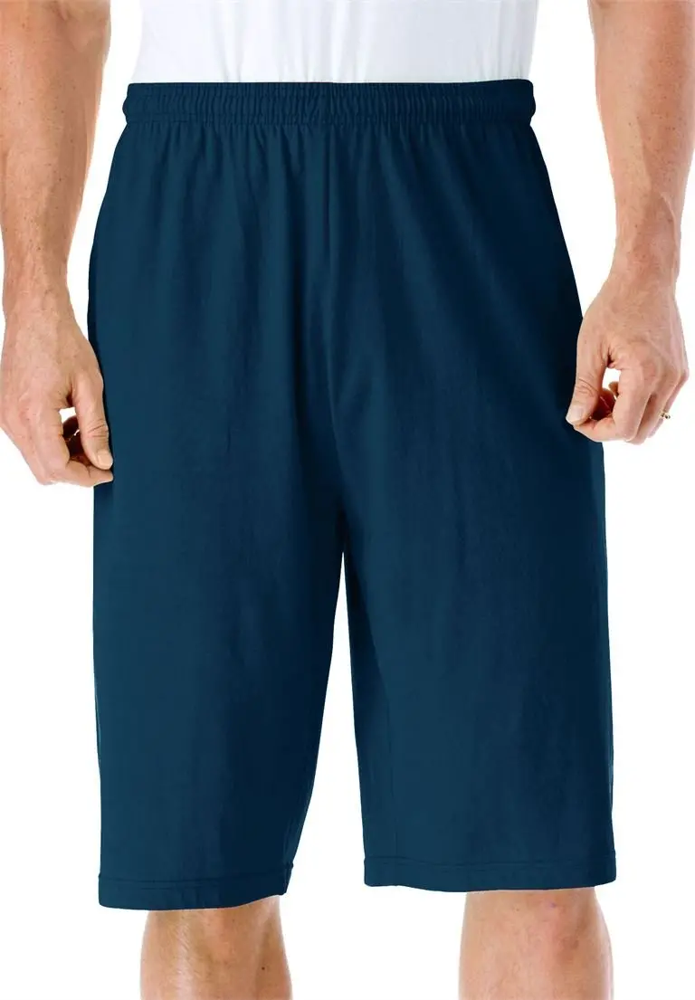 Kingsize Men's Big & Tall Lightweight Extra Long Shorts 1