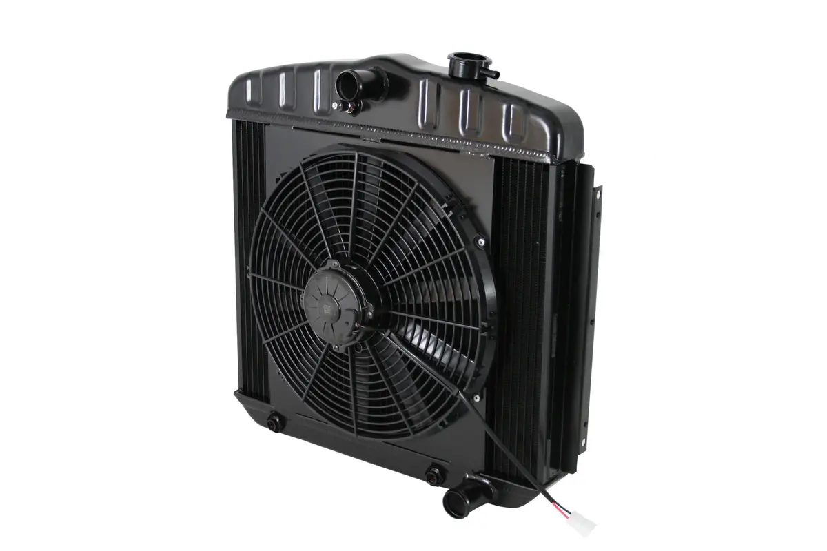 1955-1957 Chevy Bel Air Ls Swap Radiator (6 Cyl Mount) 2