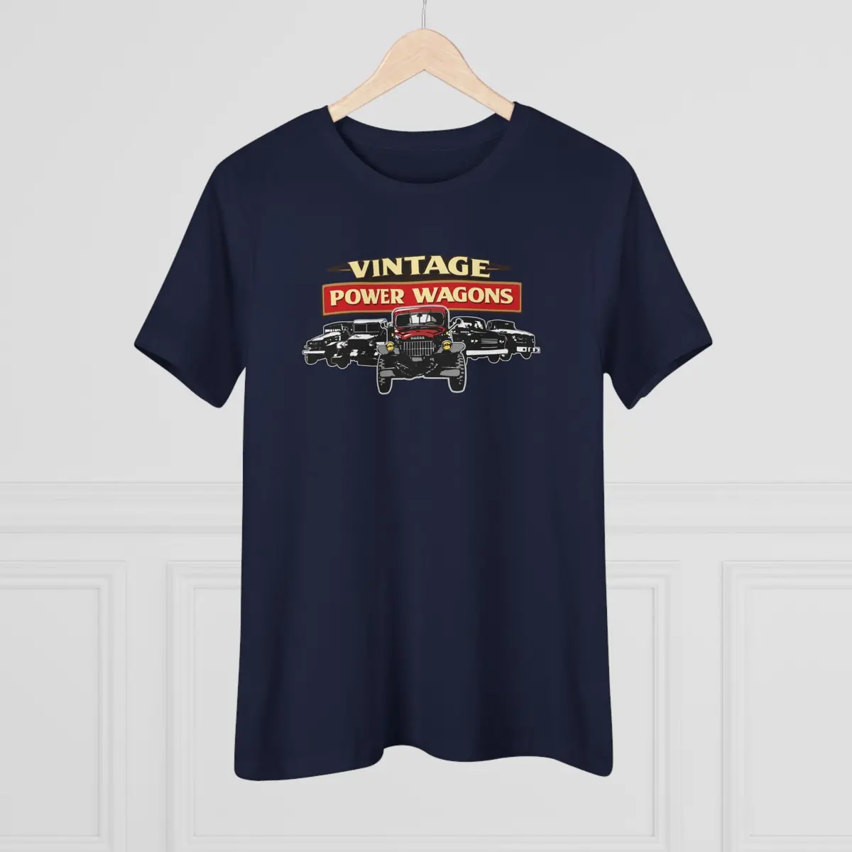 Vintage Power Wagons Women's Tee - Classic Vpw Lineup Bella Shirt 10