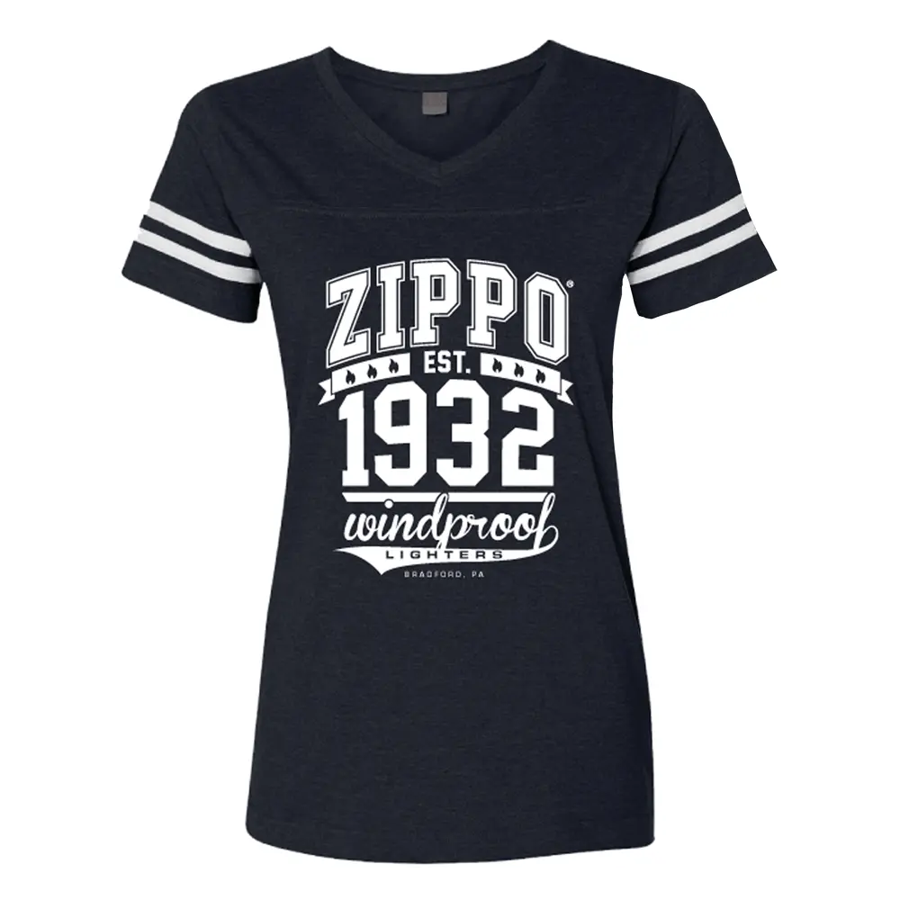 Zippo Ladies Navy Blue Game Day Tee 1