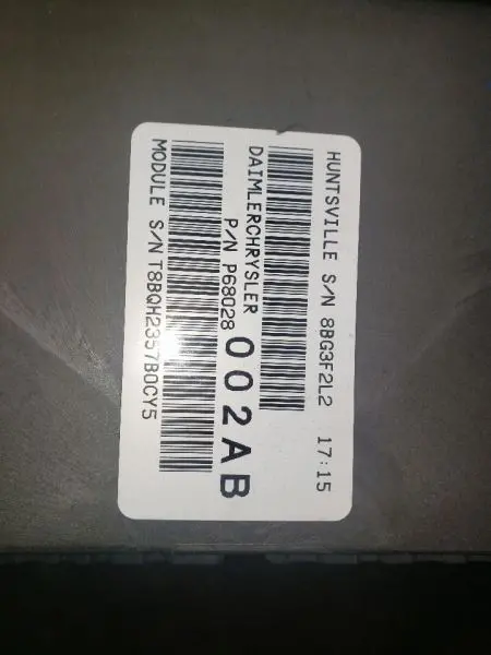2008 Dodge Ram1500 Totally Intergrated Power Module (Tipm). Part Number 68028002 2