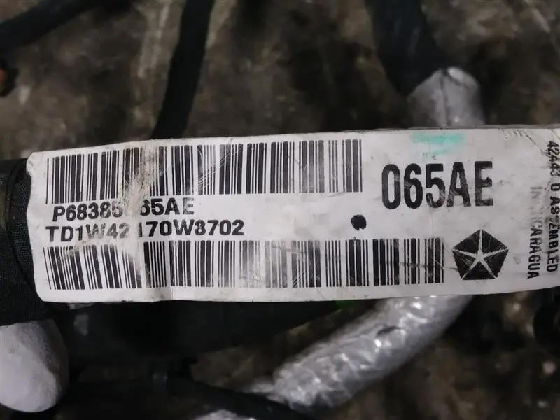 Frame Harness (Right Side) 68385065Ae 2020 Dodge Ram 2500 2