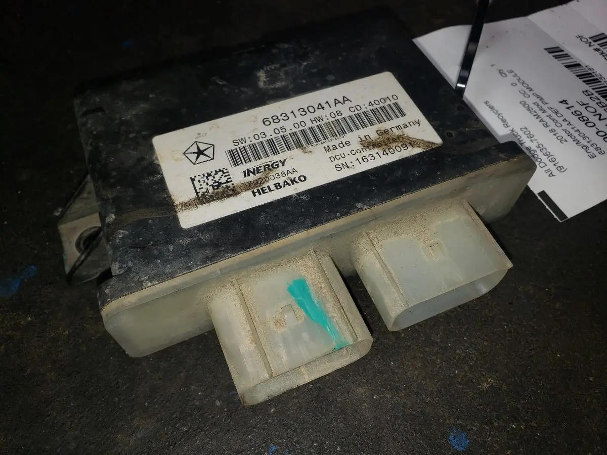 2018 Ram2500 Diesel Exhaust Fluid Module (Def). Part Number 68313041Aa 1