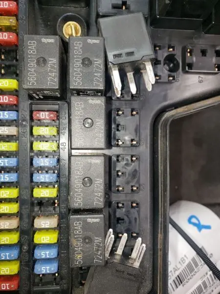 2004 Ram1500 Power Distribution Center (Pdc). Part Number 05026034Aa 2