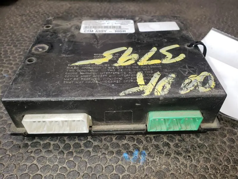 2000 Dodge Dakota Central Time & Alarm Control Module. Part Number 56021223A 1