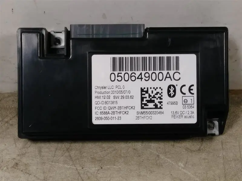 2010 Dodge Ram2500 Telematics Module. Part Number 05064900Ac 1