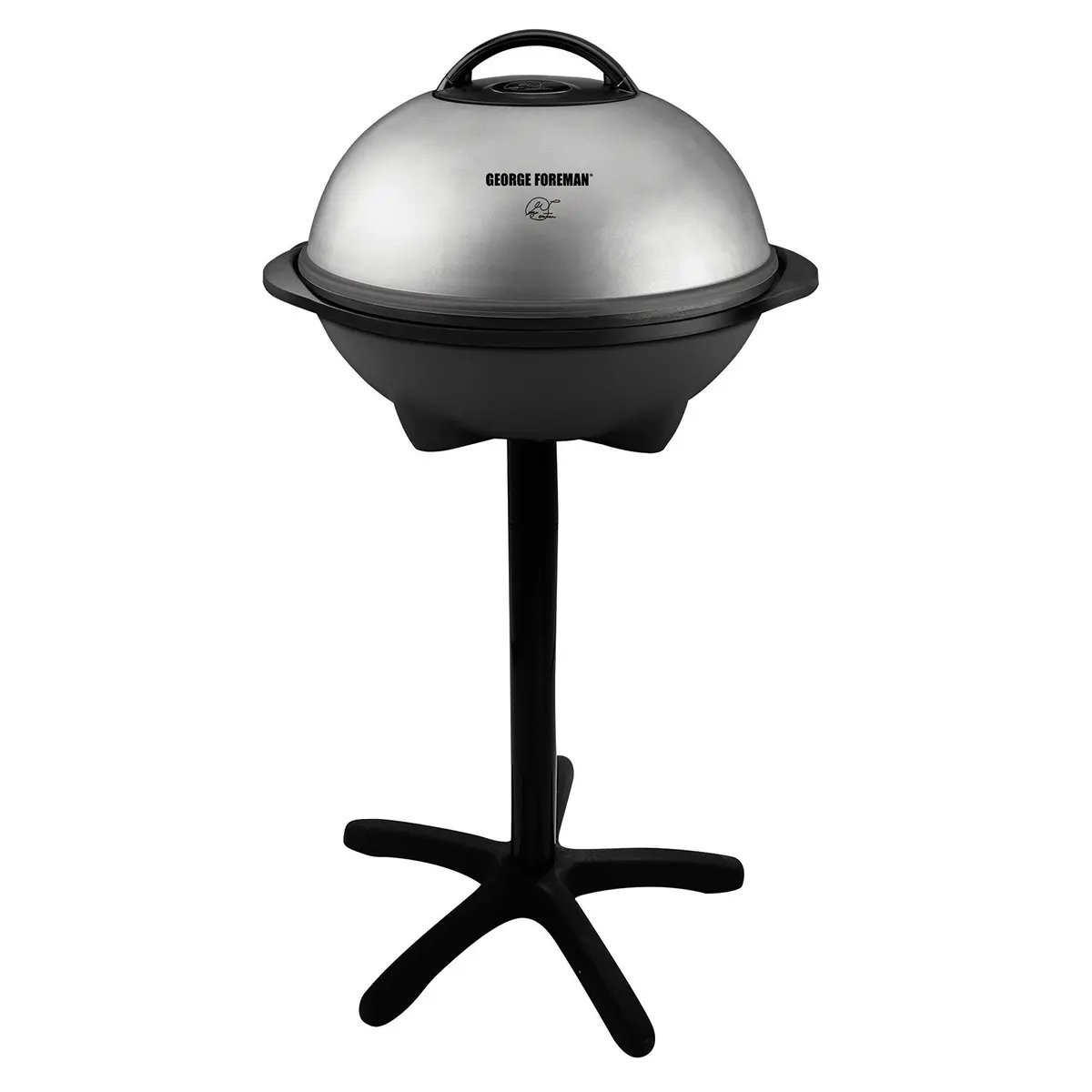 George Foreman 15-Serving Indoor/Outdoor Electric Grill, Silver, Ggr50b 2