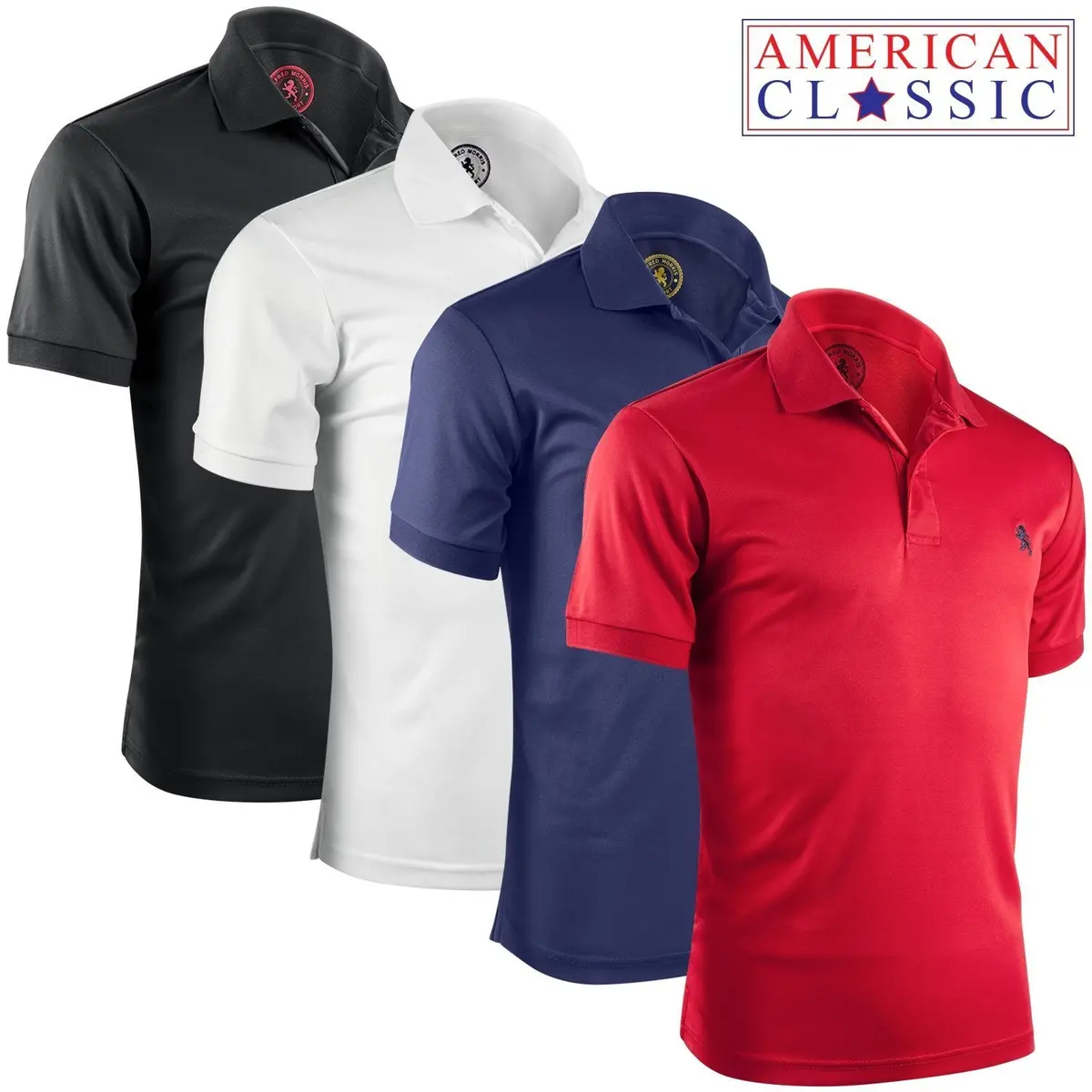Albert Morris Mens Polo Shirts (4 Pack, Xx-Large) Polo Shirts For Men, Shirts For Men, Short Sleeve Mens Shirts, American Classics 1