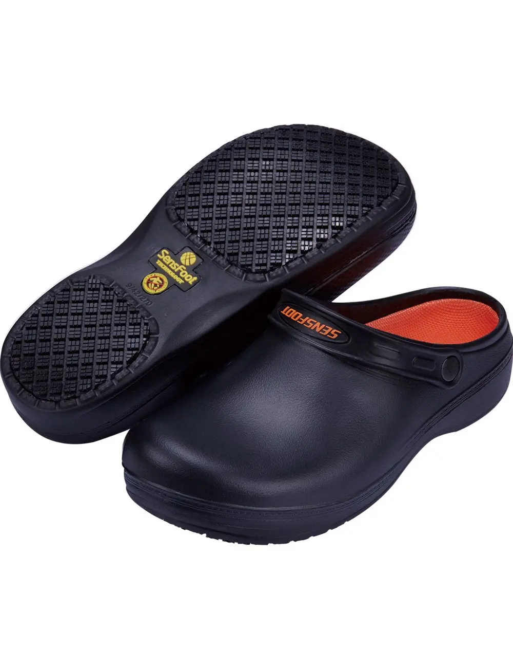 Sensfoot Slip Resistant Chef Clogs For Kitchen Work Shoes For Men (11-11.5 Us Men) 2