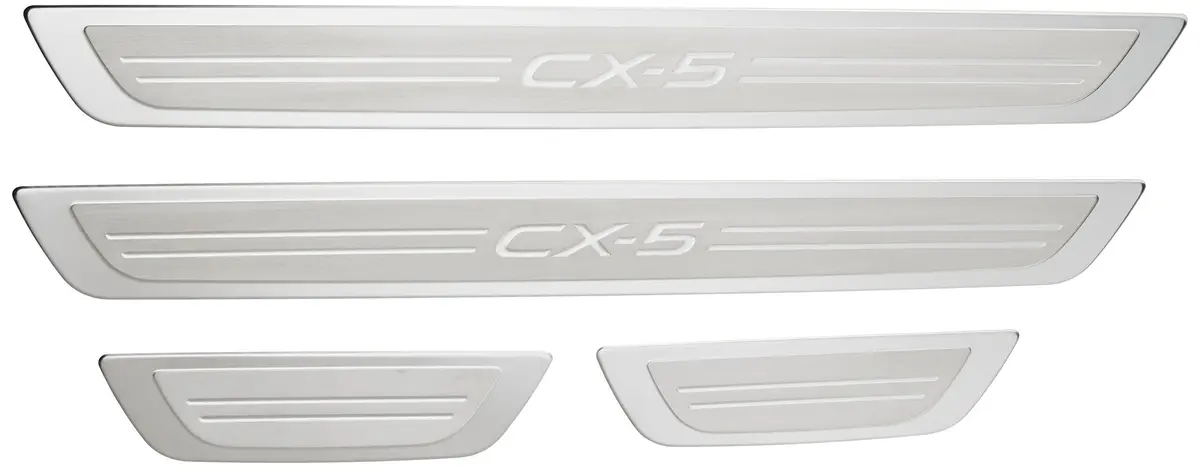 Mazda Genuine (0000-8T-R20) Door Sill Trim Plate 1