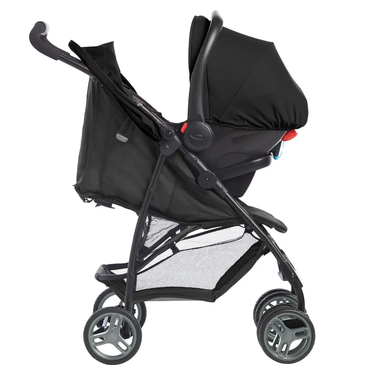 Graco Literider Lx Travel System (Black/Grey) 1